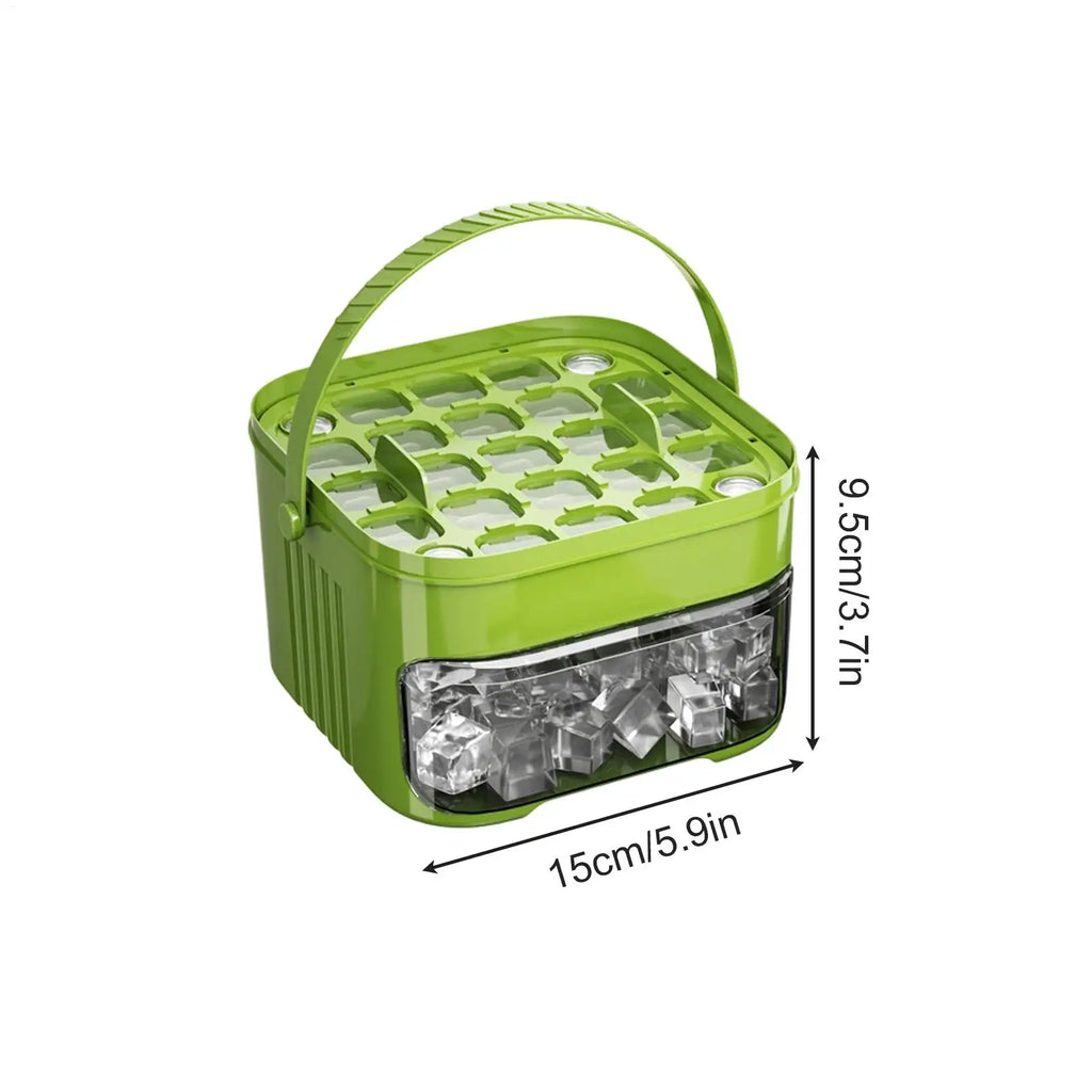 AuraChill: Easy-Release Ice Mold & Storage Bin