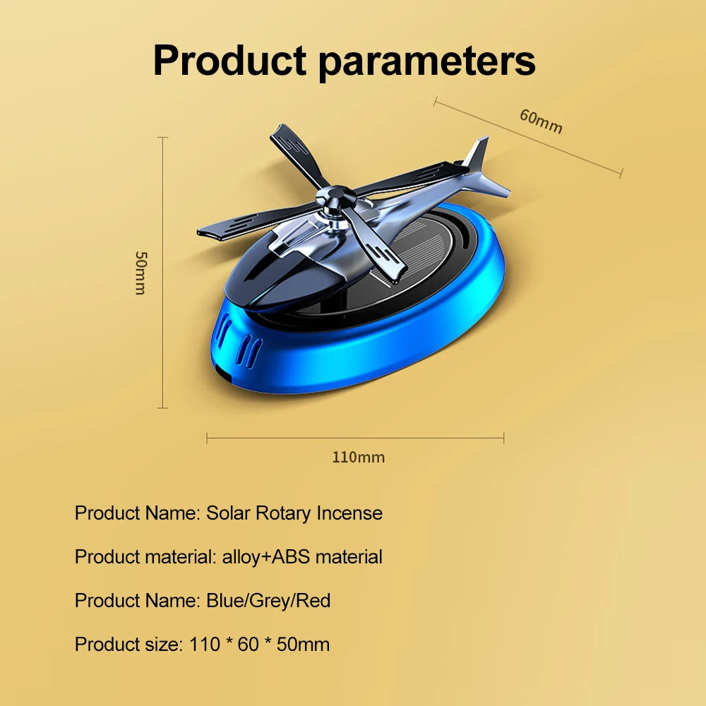 AuraAero: Solar Helicopter Car Air Freshener
