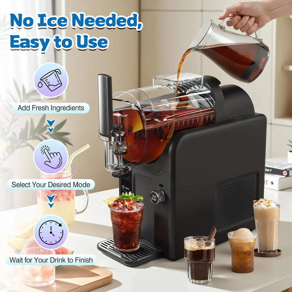 AuraChill: 2-in-1 Soft Serve & Slushie Maker