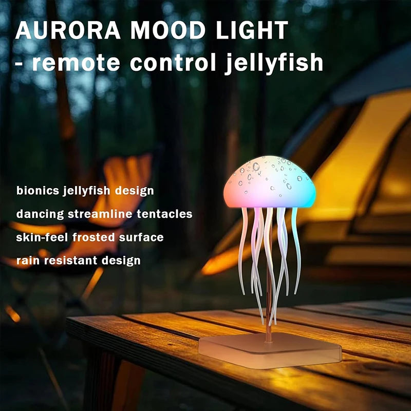 AuraJelly: 3D Floating Jellyfish Ambient Lamp