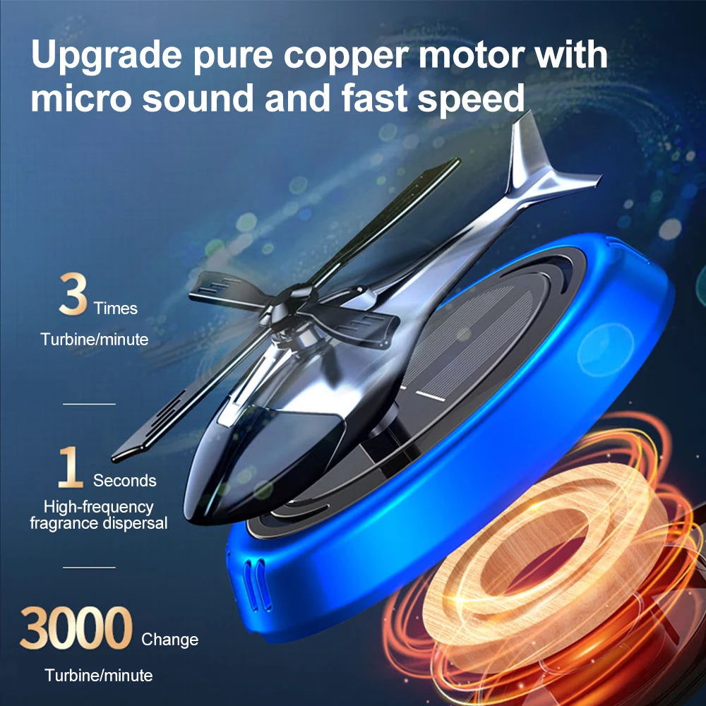 AuraAero: Solar Helicopter Car Air Freshener