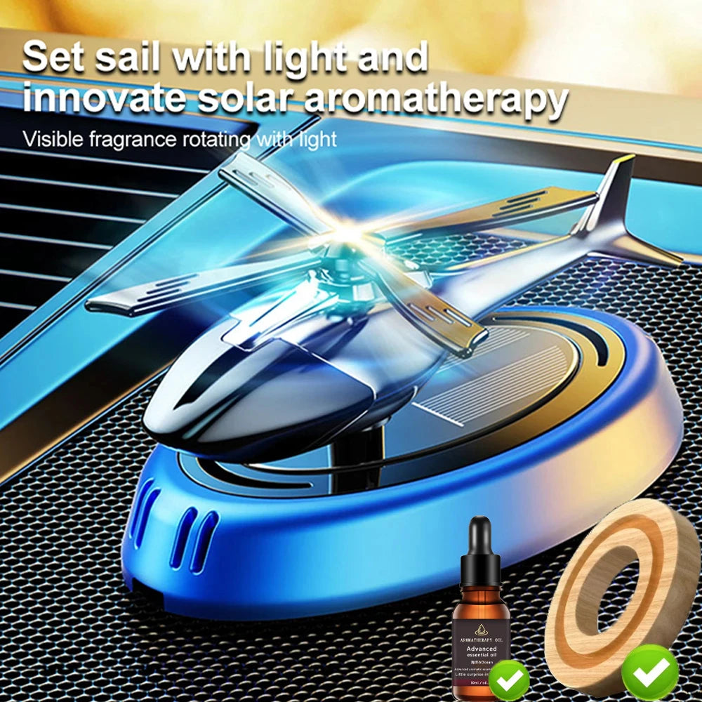 AuraAero: Solar Helicopter Car Air Freshener