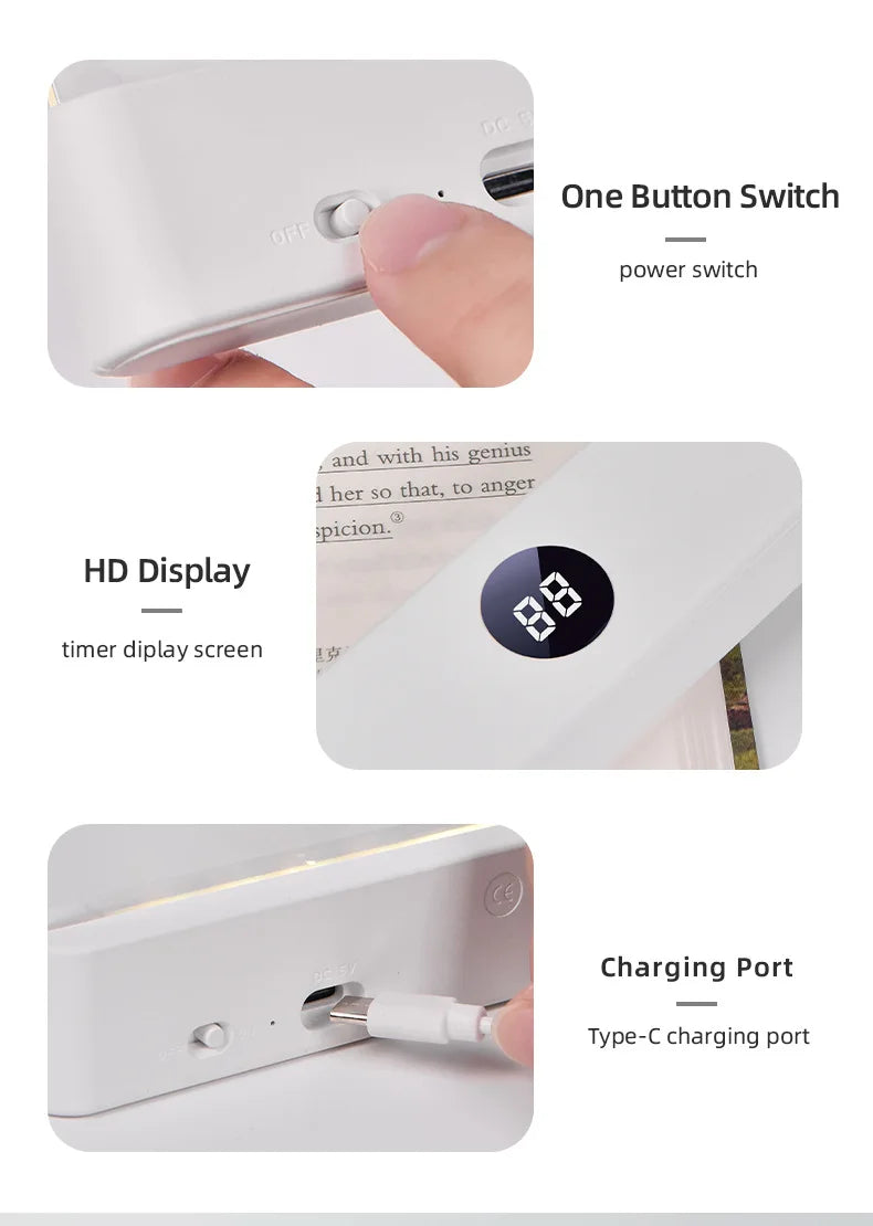 AuraGlow: Flat Panel Reading Light