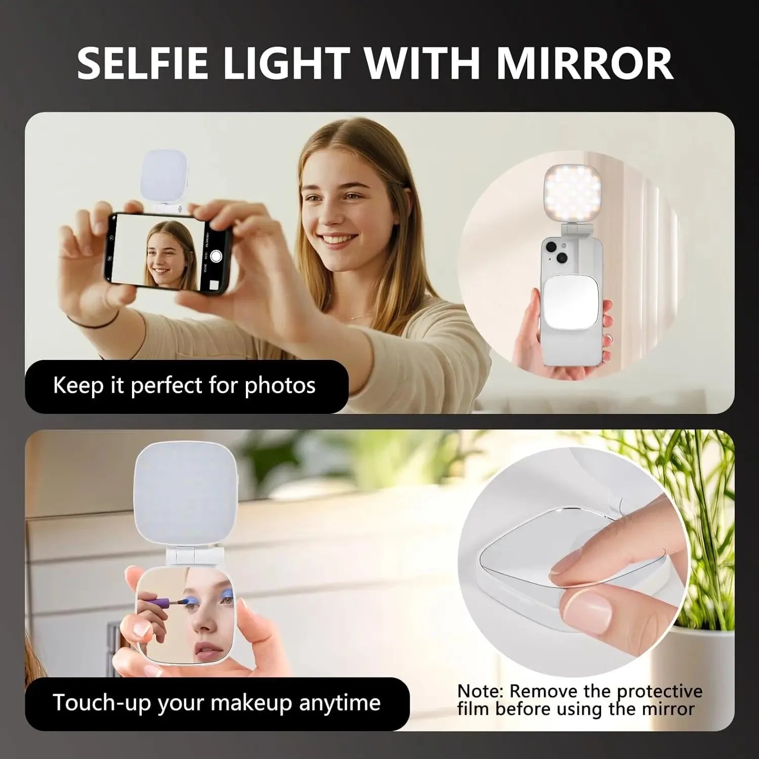 MagGlow 360°: Magnetic Selfie Ring Light