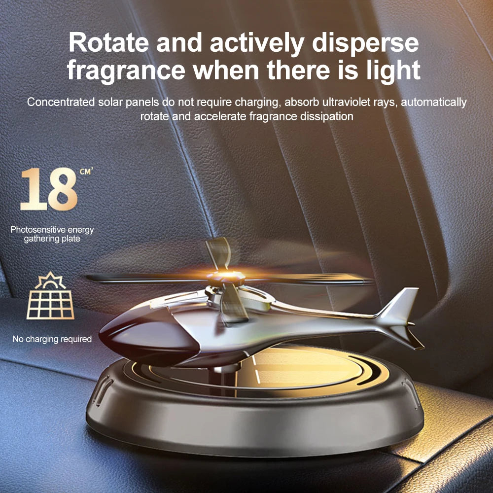 AuraAero: Solar Helicopter Car Air Freshener