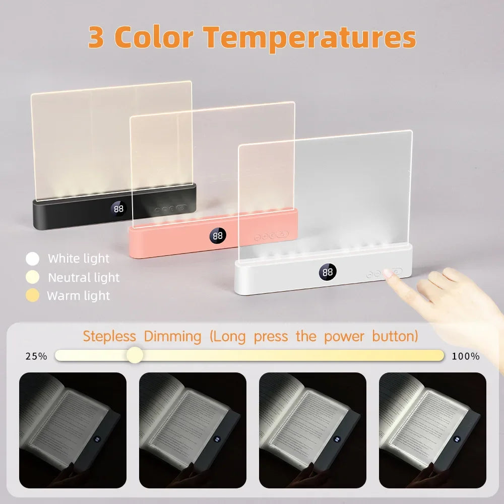 AuraGlow: Flat Panel Reading Light