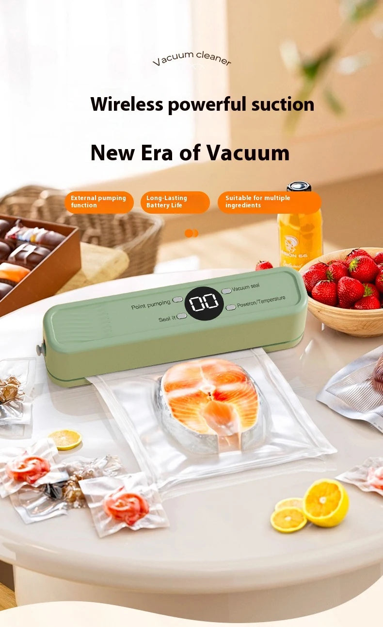 AuraSeal: Rechargeable Automatic Vacuum Sealer