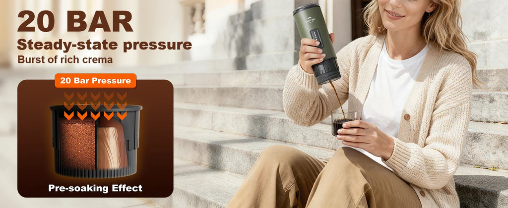 AuraBrew: Self-Heating Portable Espresso Maker