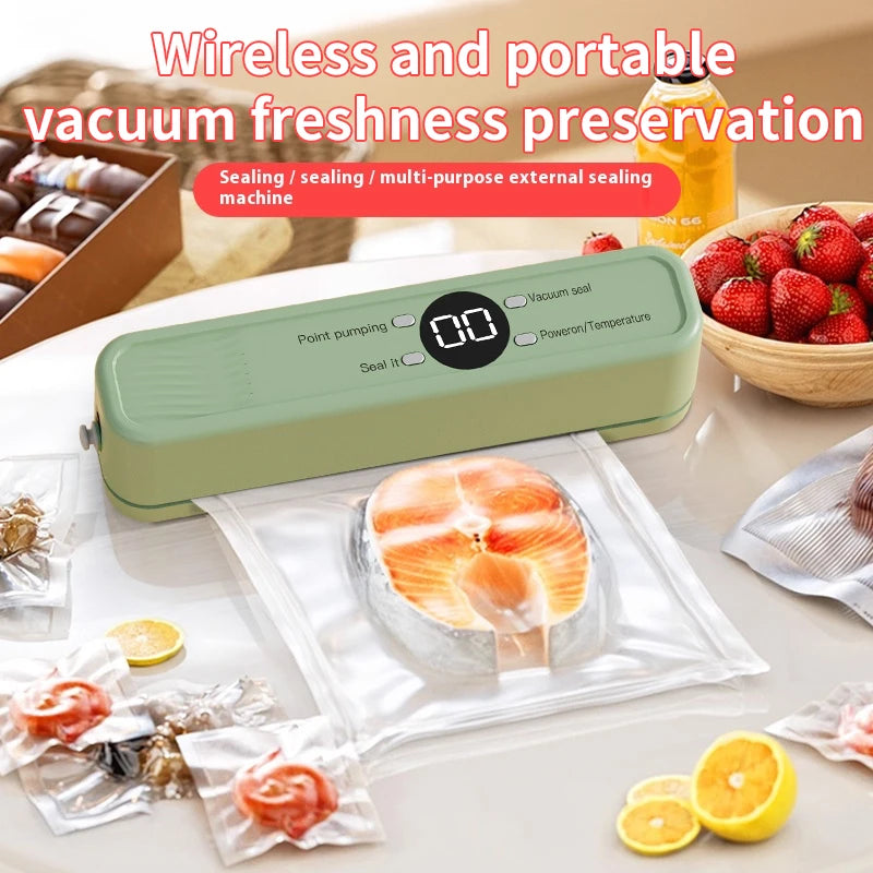 AuraSeal: Rechargeable Automatic Vacuum Sealer