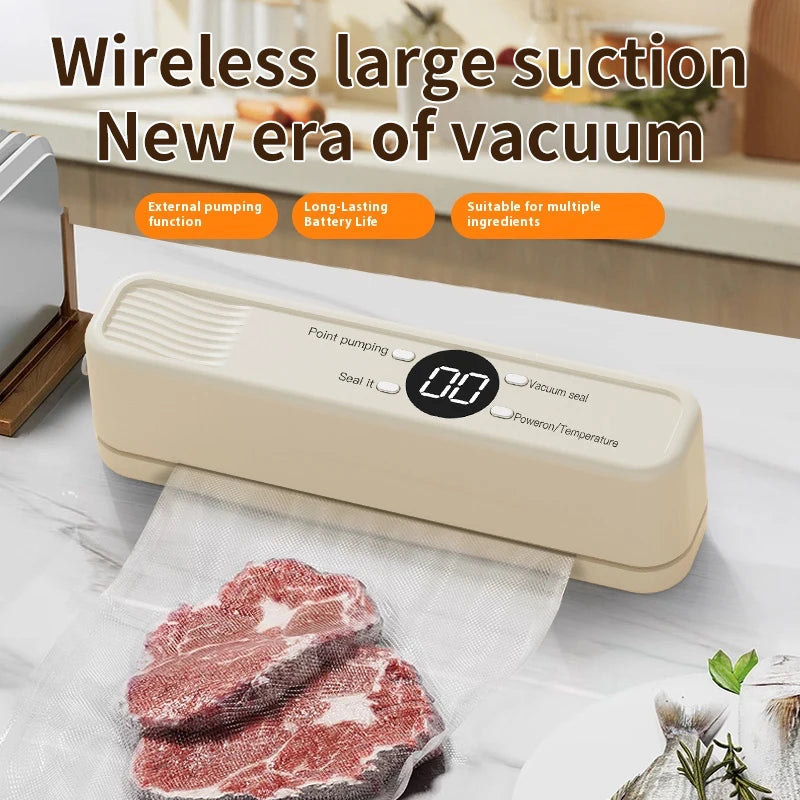 AuraSeal: Rechargeable Automatic Vacuum Sealer