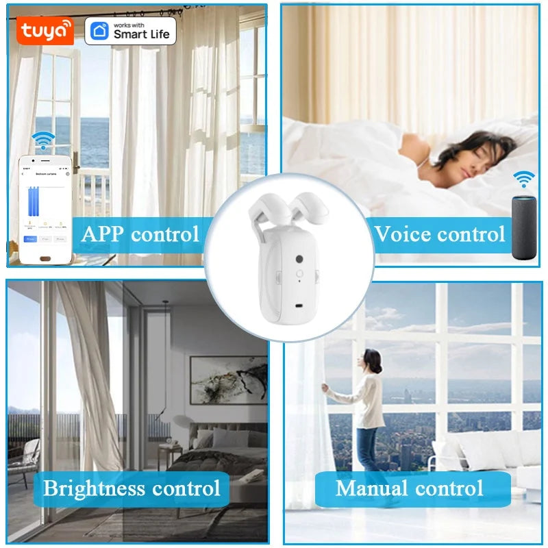 AuraGlide: Tuya Smart WiFi Curtain Robot
