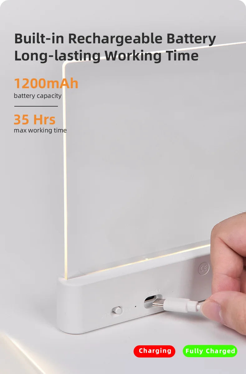 AuraGlow: Flat Panel Reading Light