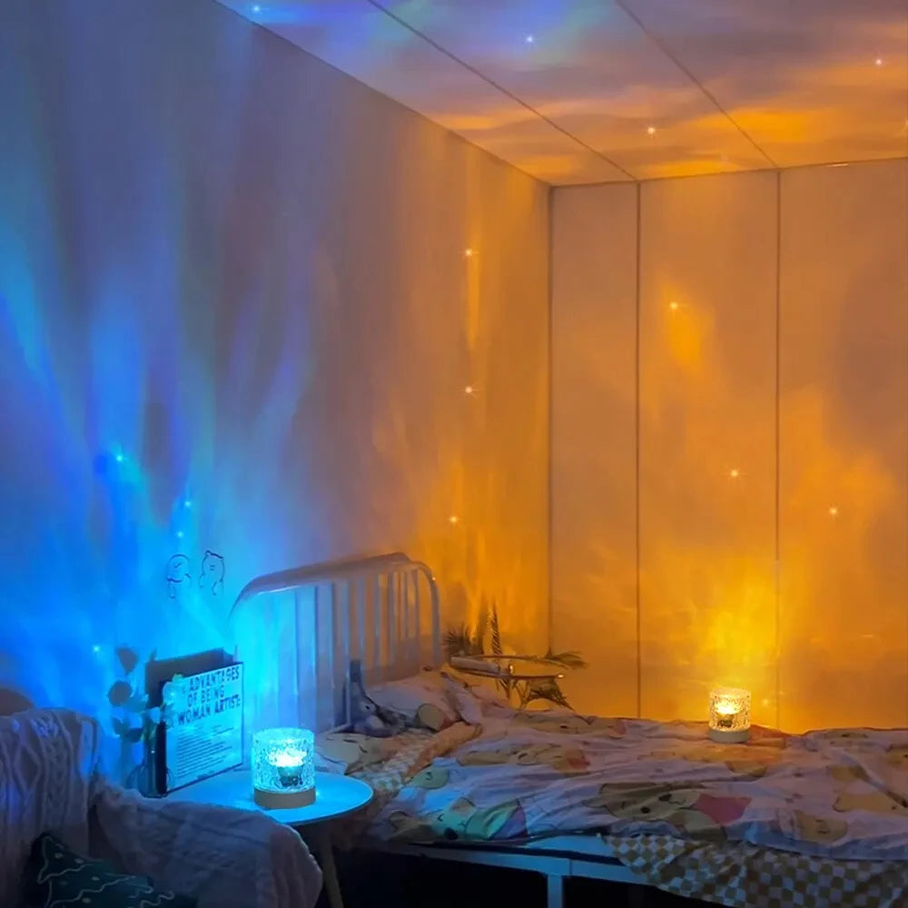 AuraRipple: 16-Color Crystal Wave Projector