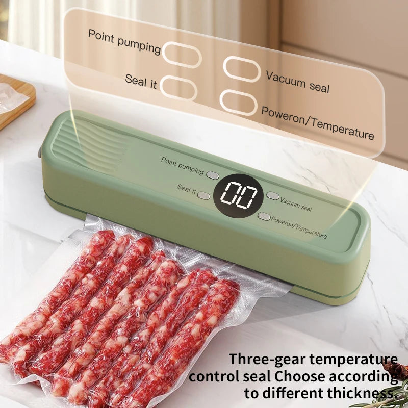 AuraSeal: Rechargeable Automatic Vacuum Sealer