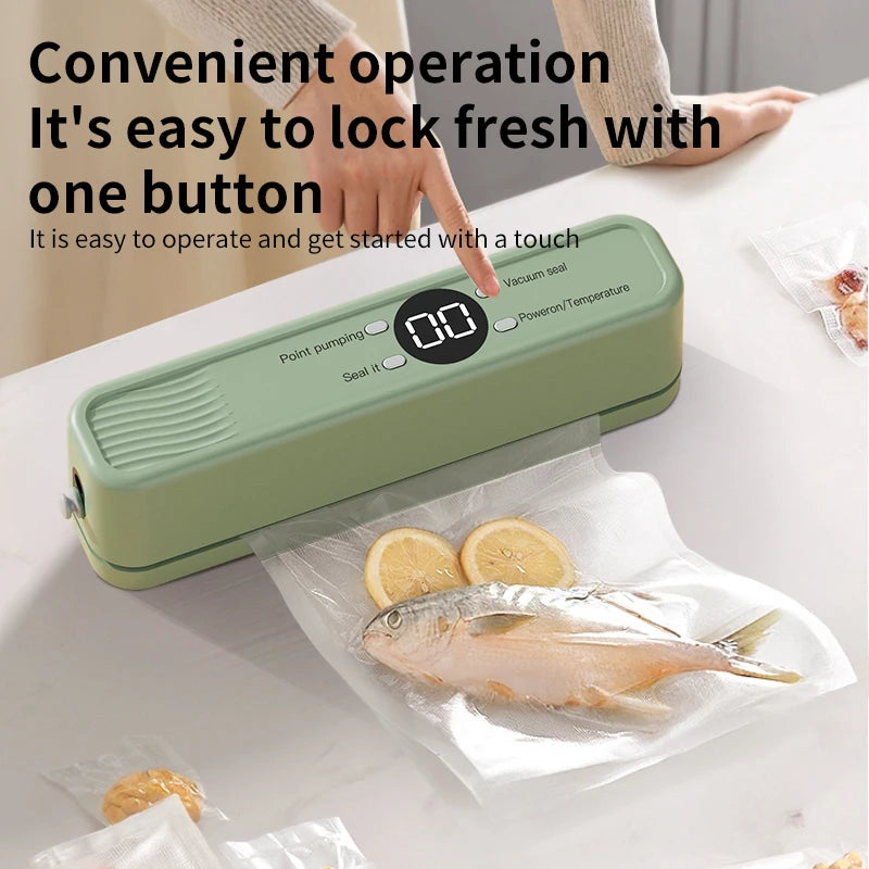 AuraSeal: Rechargeable Automatic Vacuum Sealer