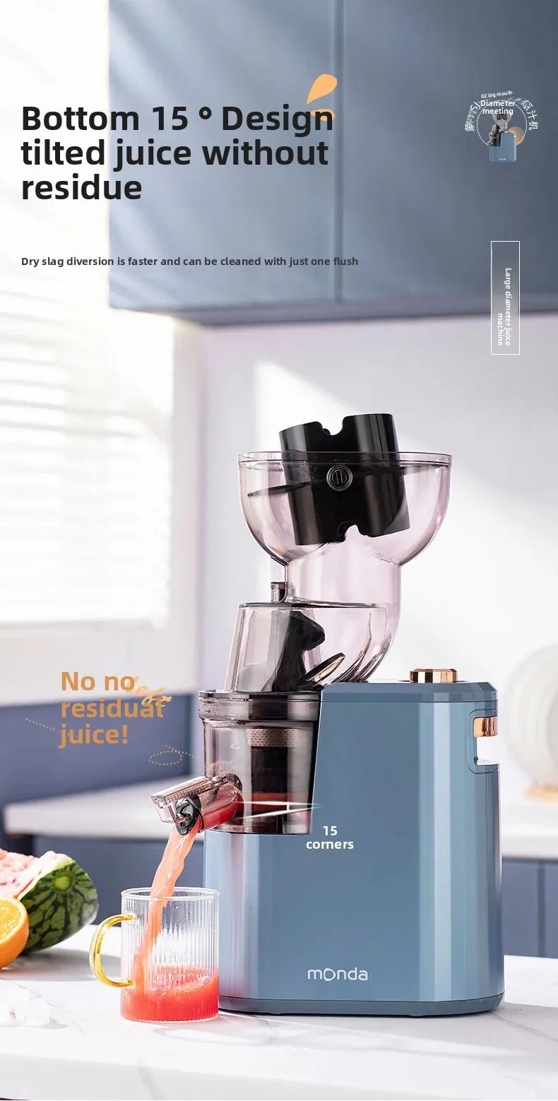 AuraJuice: Whole Fruit Slow Juicer & Cold Press Extractor
