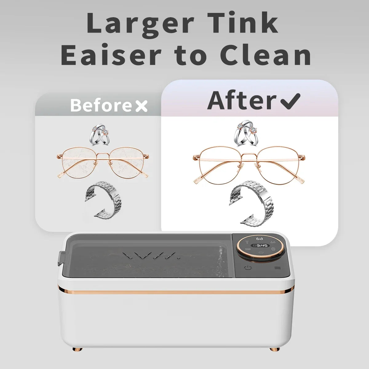 AuraSonic: Ultrasonic 55KHZ Deep Cleaning Machine