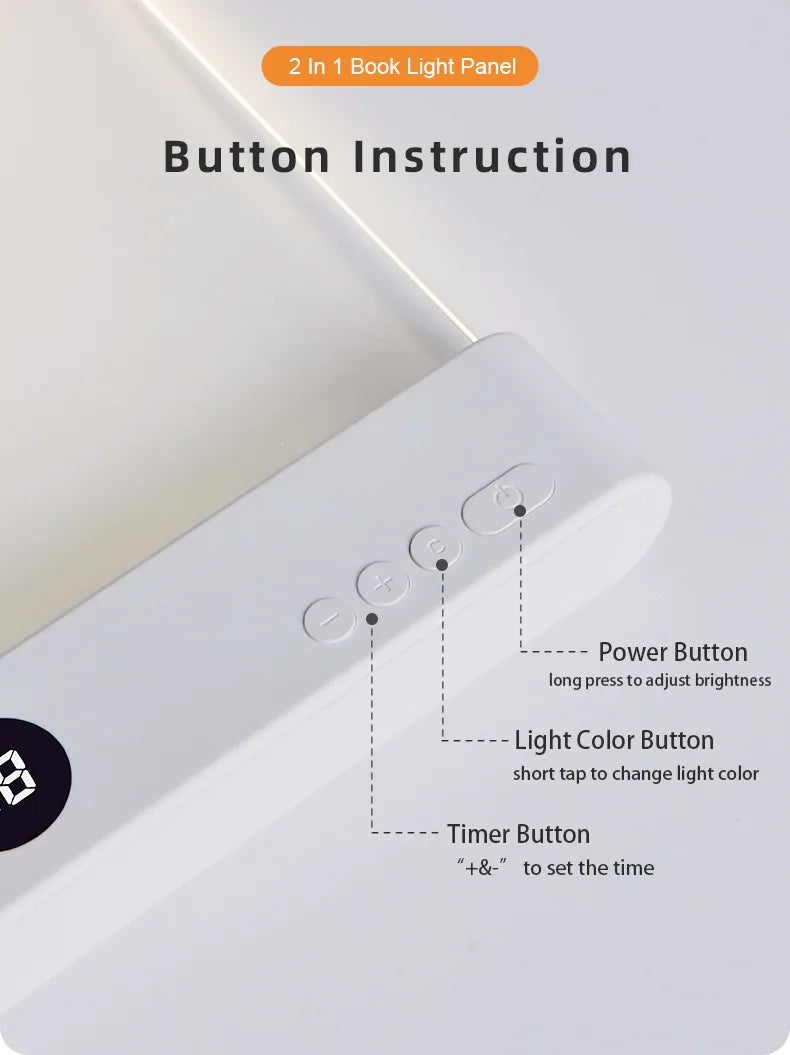 AuraGlow: Flat Panel Reading Light