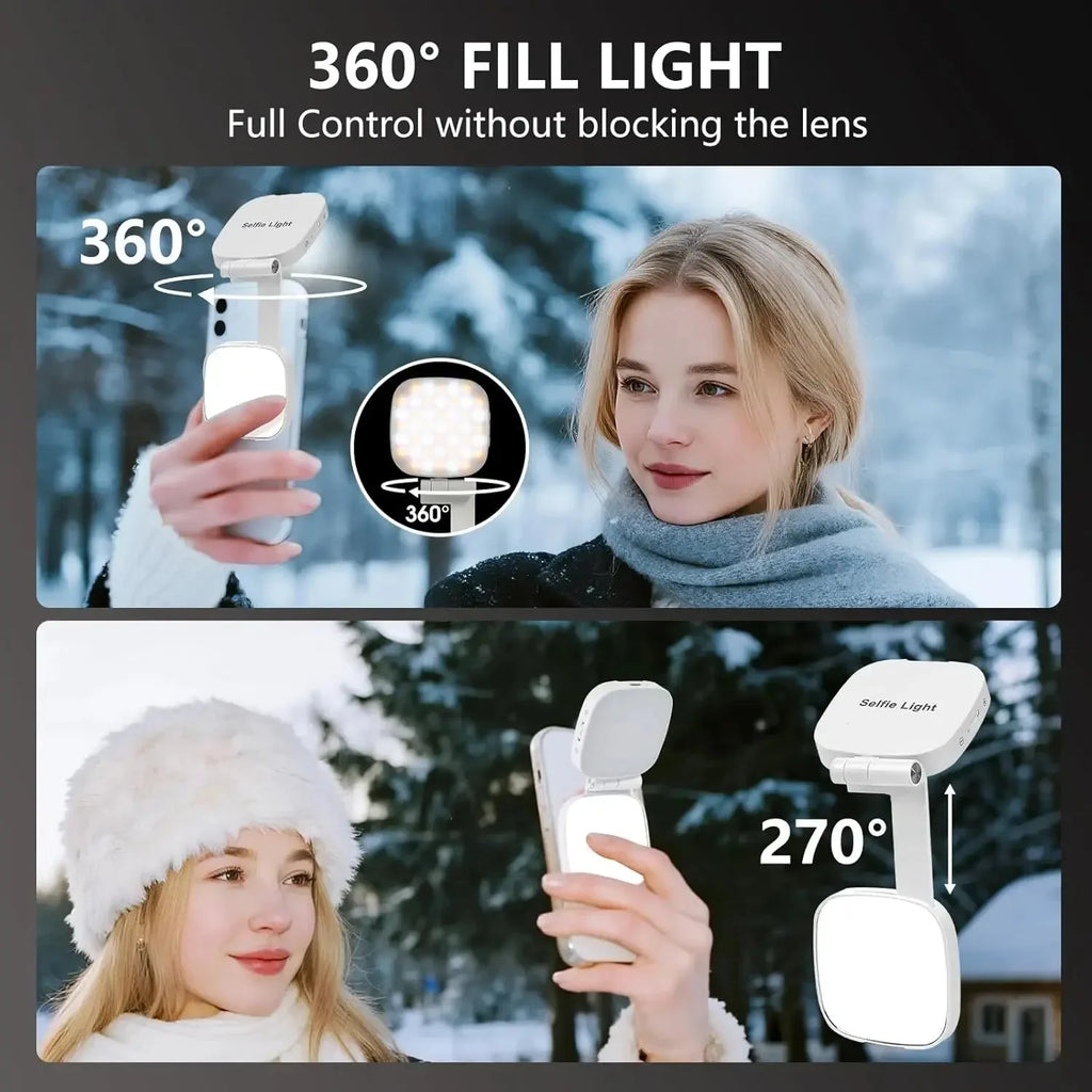 MagGlow 360°: Magnetic Selfie Ring Light