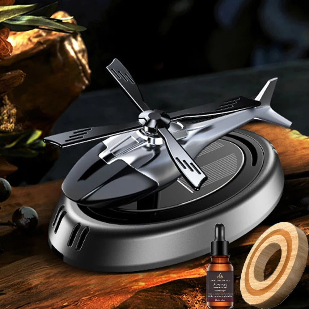 AuraAero: Solar Helicopter Car Air Freshener