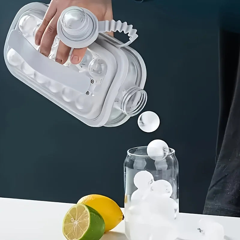 AuraChill: 2-in-1 Folding Ice Bottle Mold