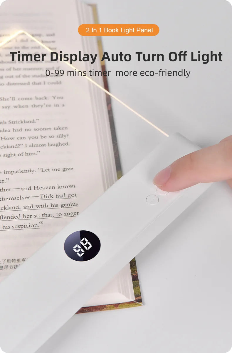 AuraGlow: Flat Panel Reading Light