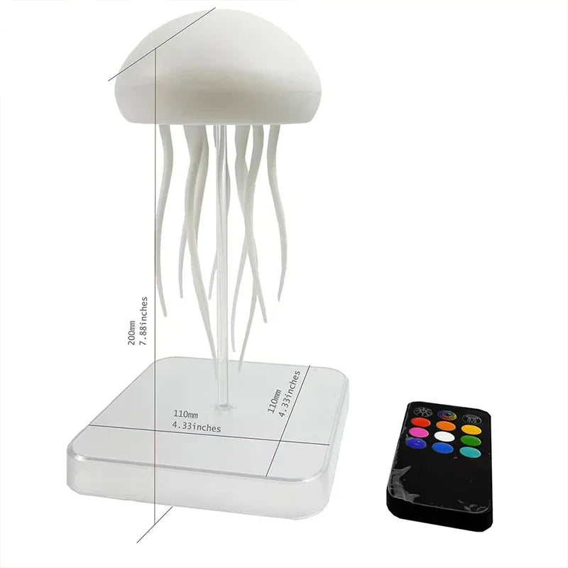 AuraJelly: 3D Floating Jellyfish Ambient Lamp