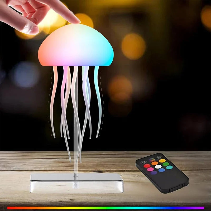AuraJelly: 3D Floating Jellyfish Ambient Lamp