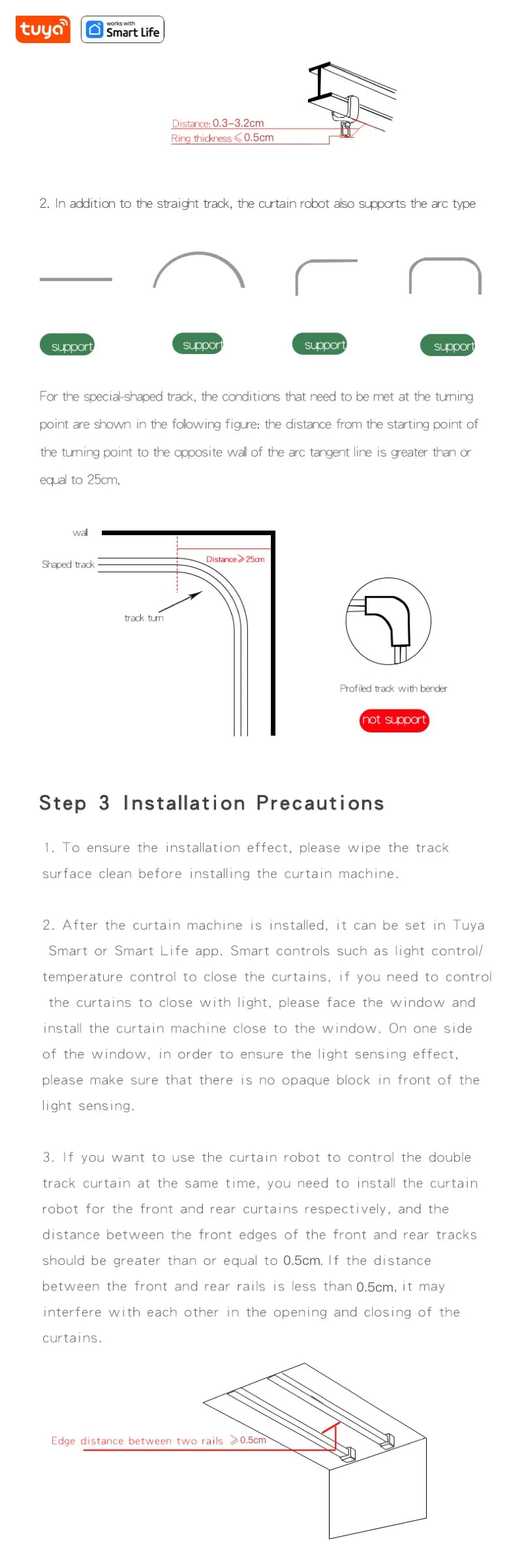 AuraGlide: Tuya Smart WiFi Curtain Robot
