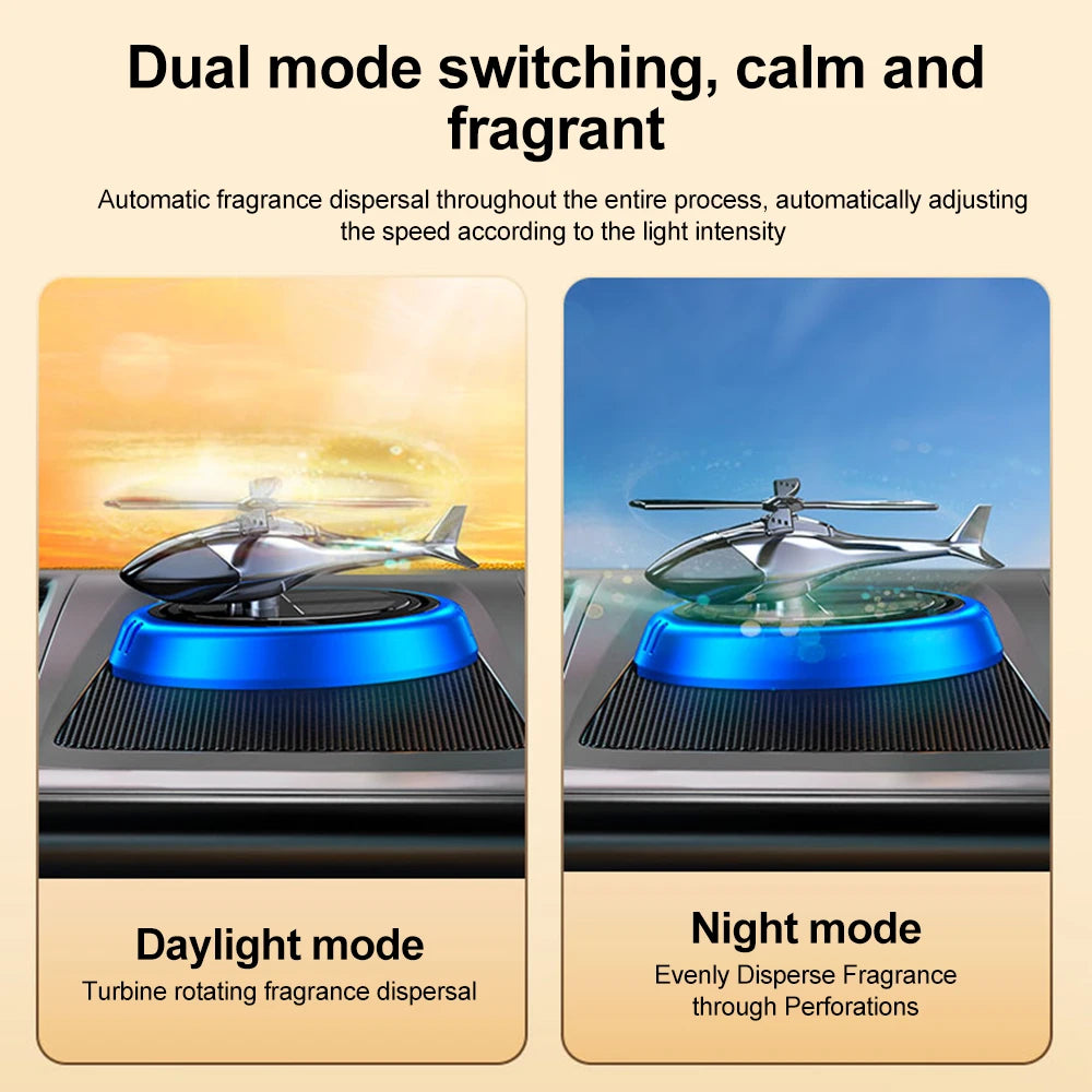 AuraAero: Solar Helicopter Car Air Freshener
