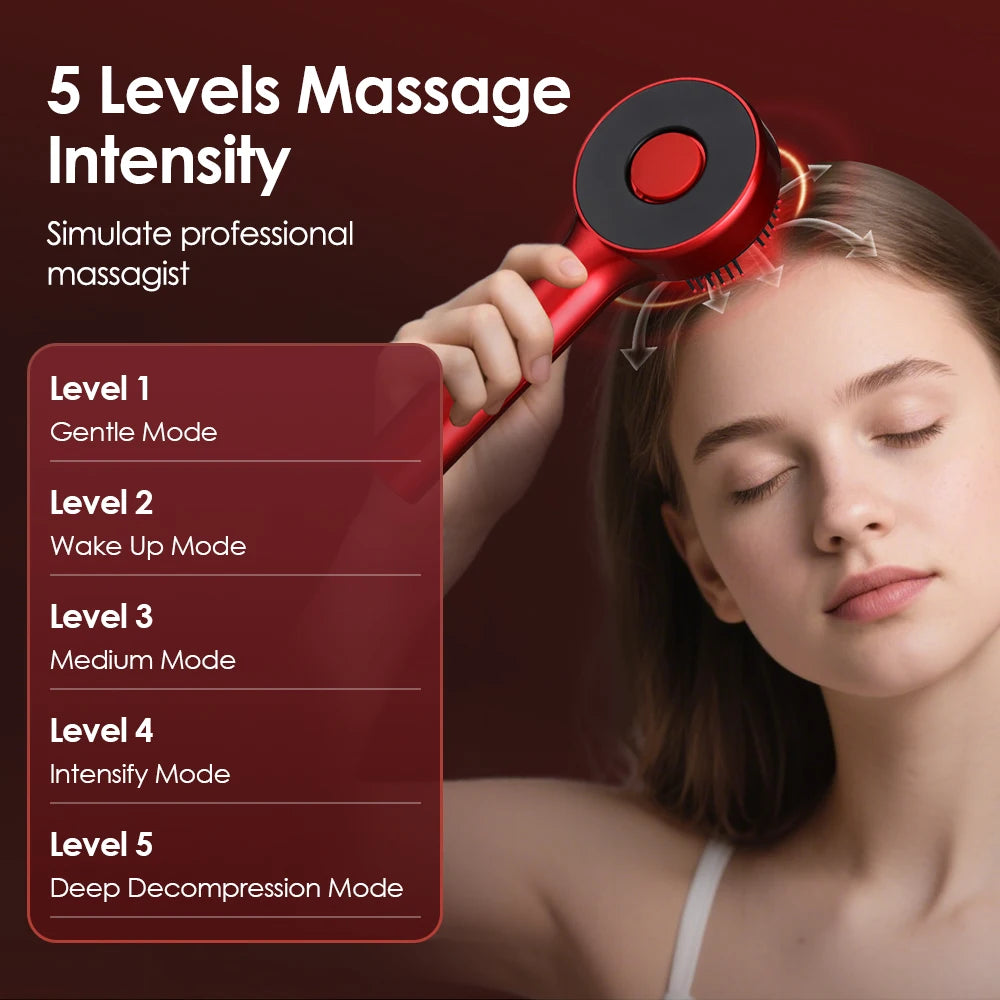 AuraRoot: Vibrating Liquid Applicator Scalp Massager