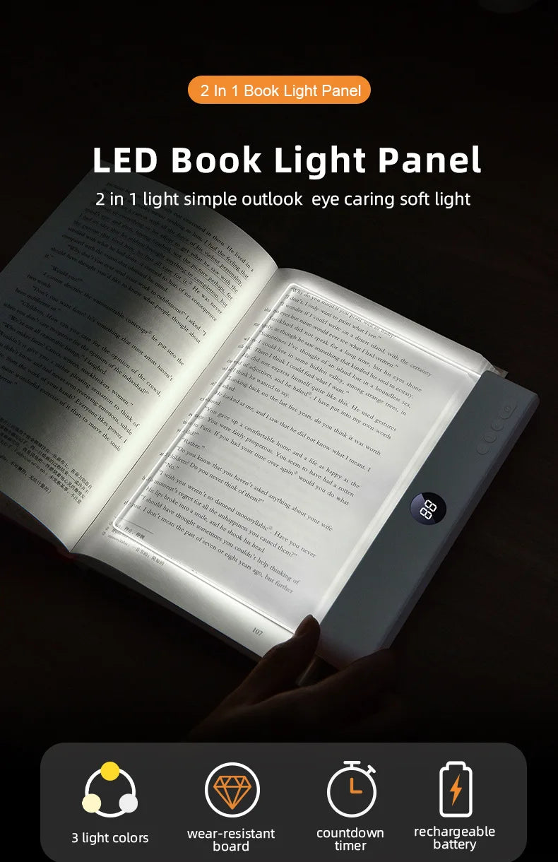 AuraGlow: Flat Panel Reading Light
