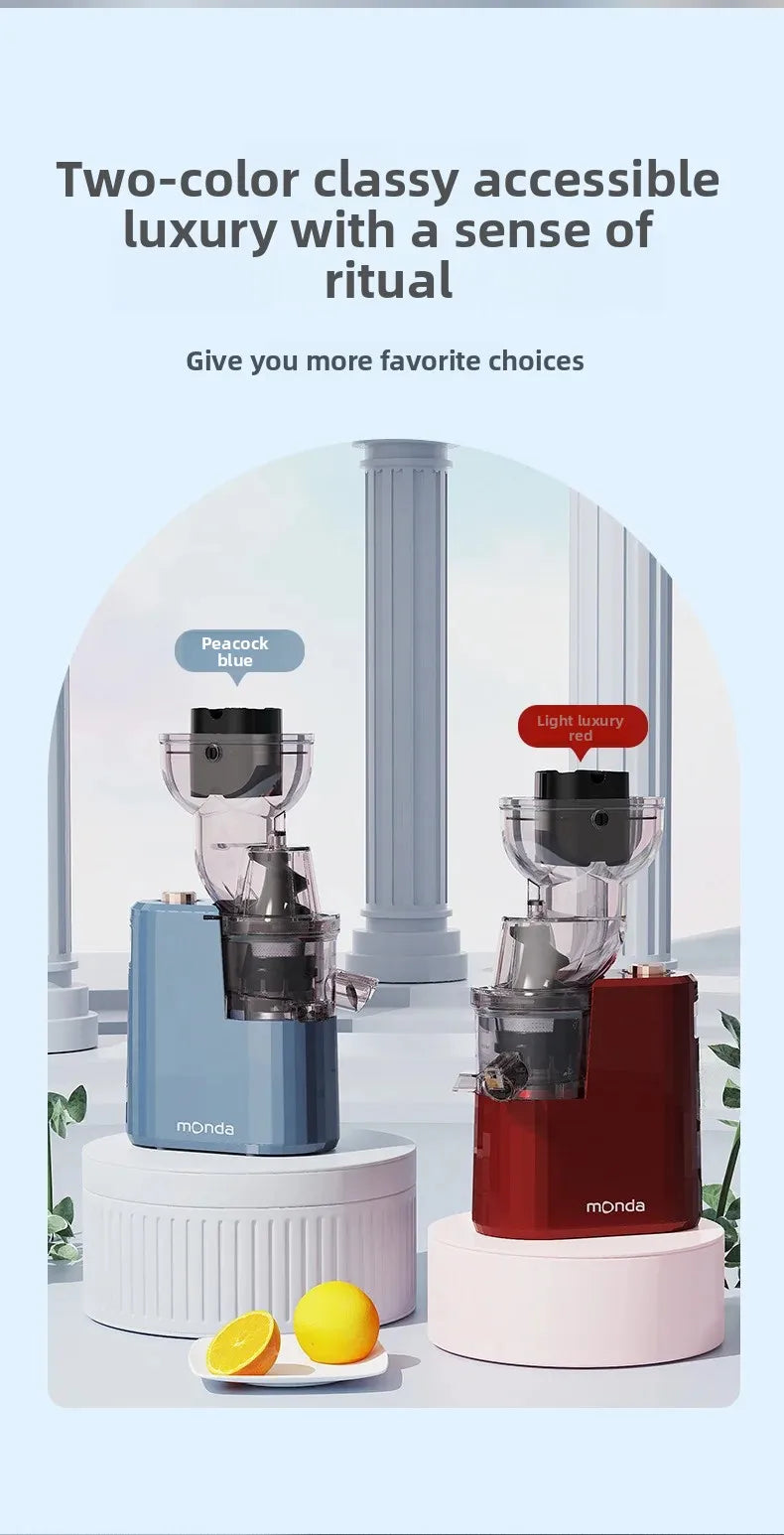 AuraJuice: Whole Fruit Slow Juicer & Cold Press Extractor